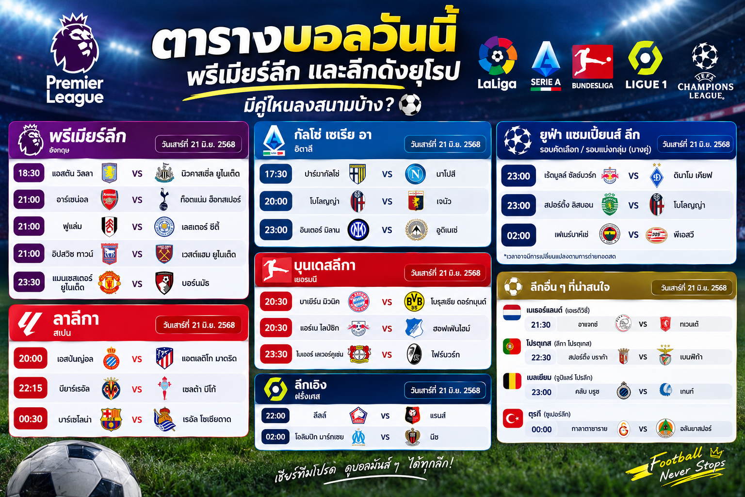 วิเคราะห์บอลยูฟ่า เนชั่นส์ ลีก 2026-27 ทีเด็ดบอลวันนี้ วิเคราะห์คู่เด่น พร้อมโปรแกรมการแข่งขัน